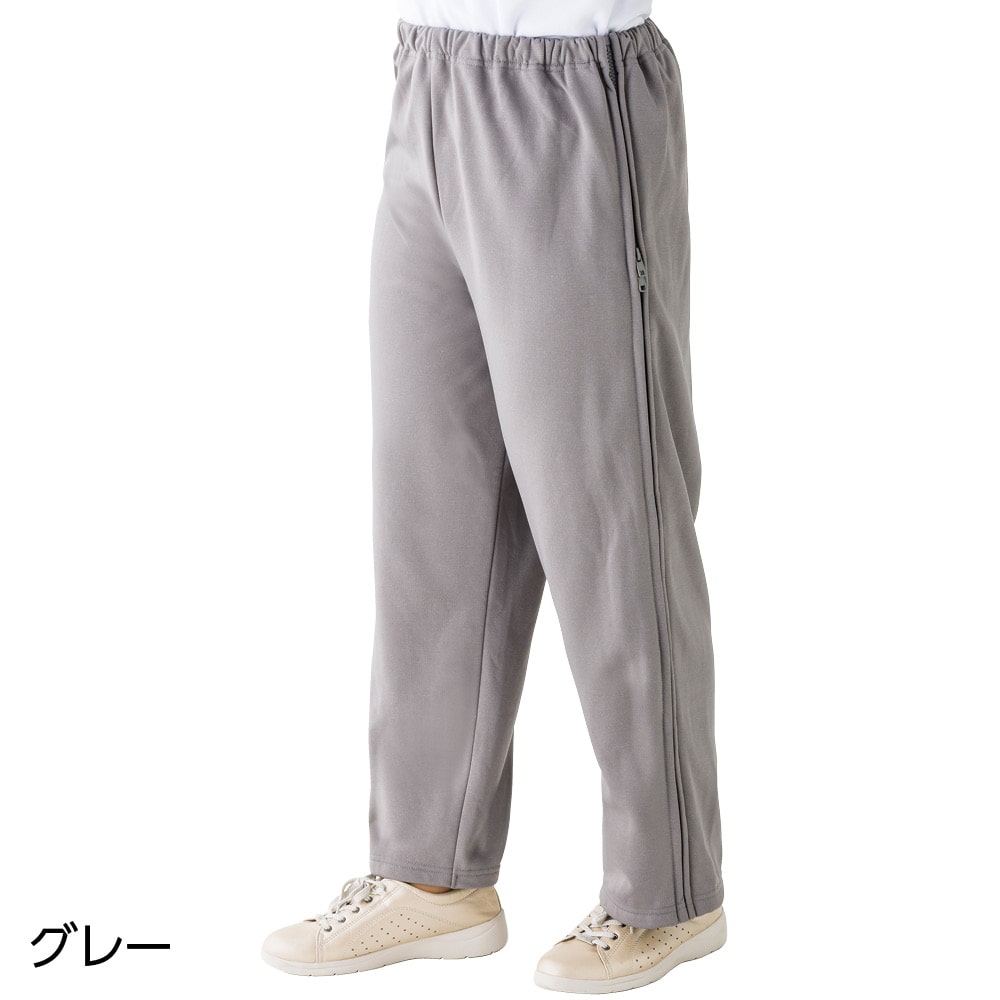 ケアファッションオンライン裏起毛脇全開スウェットパンツ（婦人）(M