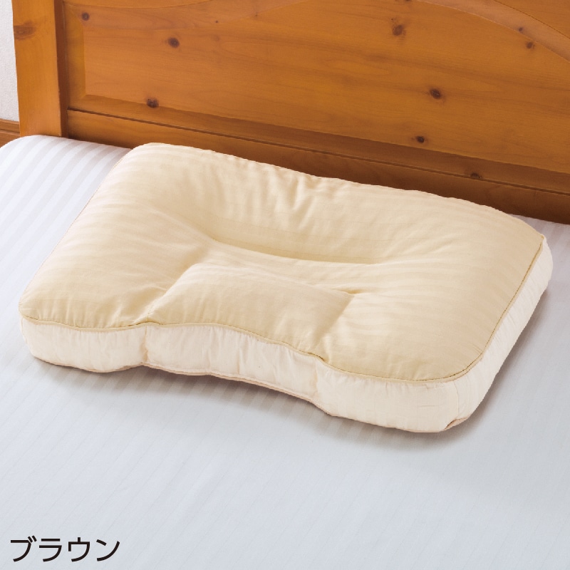 整骨院の先生が薦める枕 上向きに寝やすい ３６ ５４ ブラウン 愛情介護 介護衣料 ユニバーサルファッションと介護衣料の通販 ケアファッションオンライン 株式会社ケアファッション