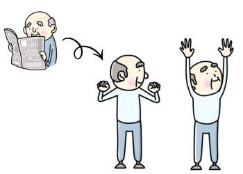 ���܂߂ɃX�g���b�`�����鍂���