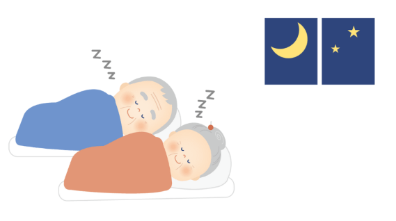 高齢の睡眠イメージ