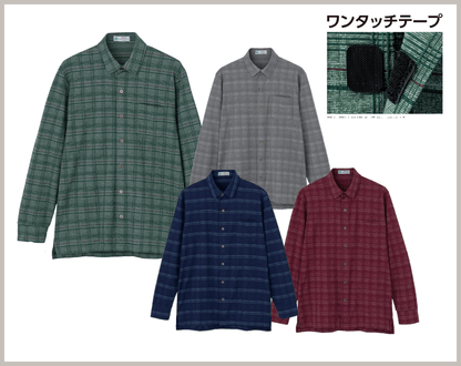 綿混ワンタッチテープニットシャツ(紳士)